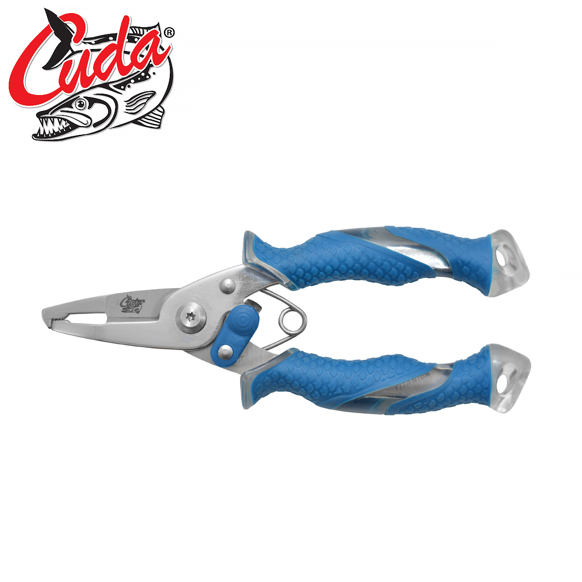 Cuda 5 Titanium Bonded Mini Pliers with Ring Splitter