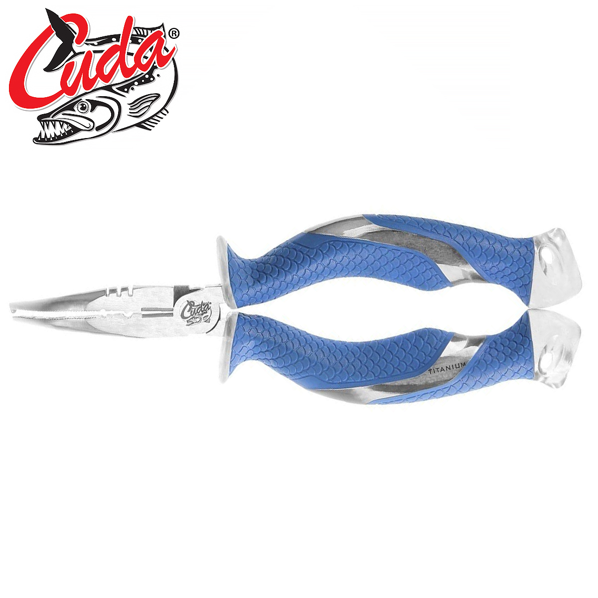Cuda 7" Titanium Bonded Pliers with Ring Splitter Powa Beam