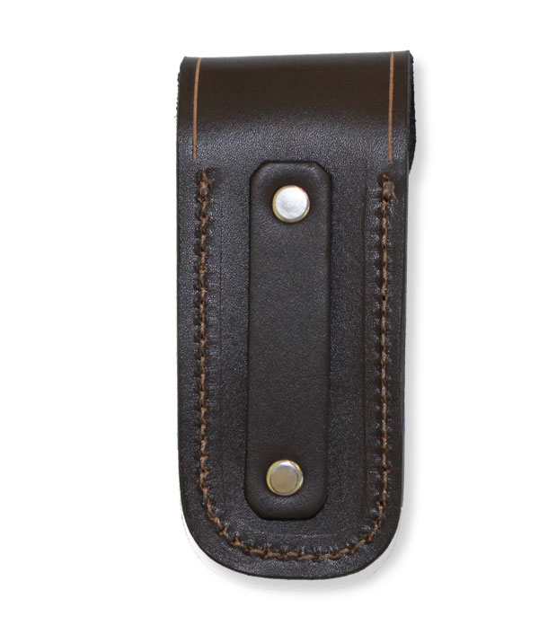 Leather Moulded Vertical Pocket Knife Pouch - 110mm